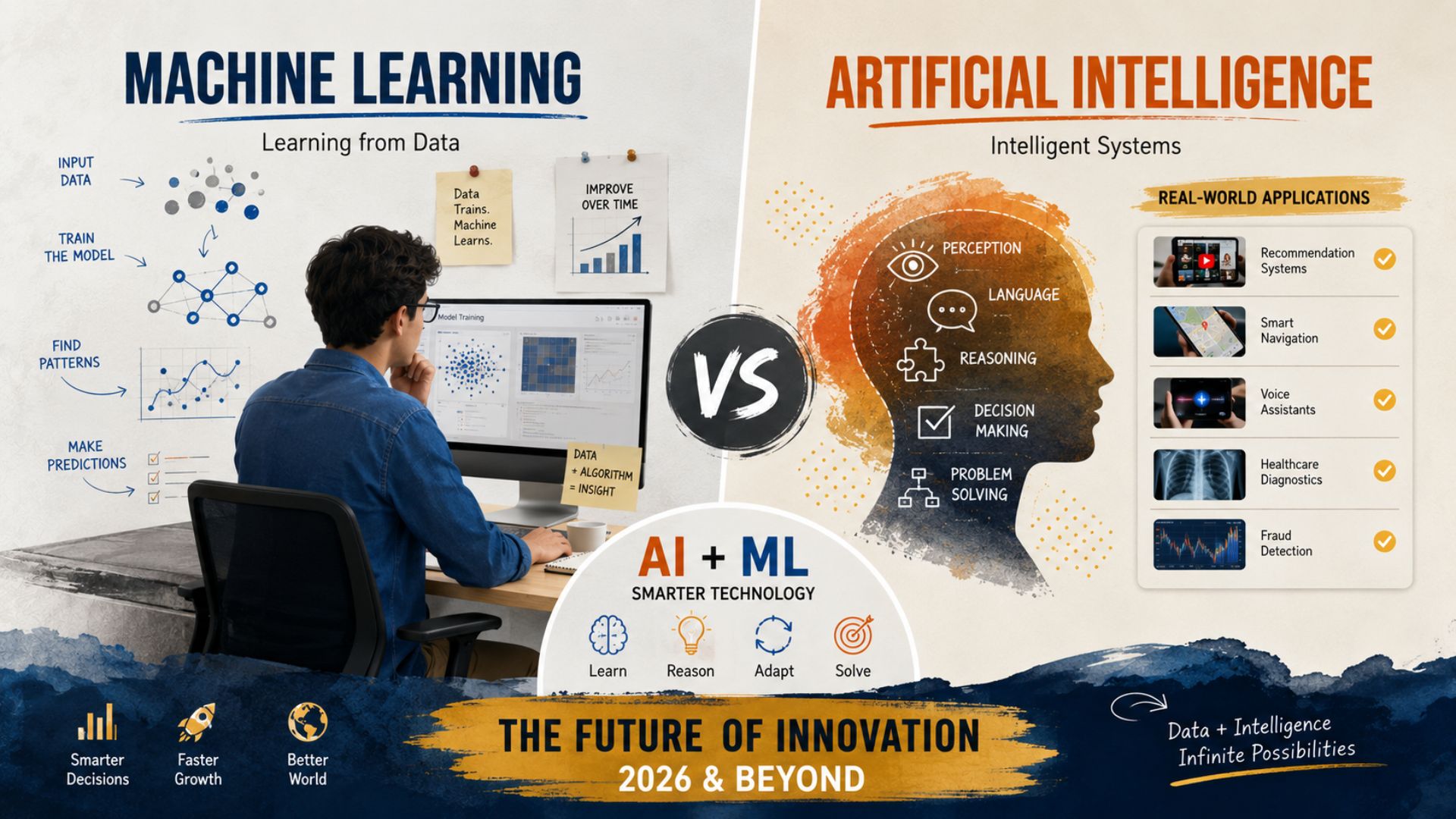 Machine Learning vs AI