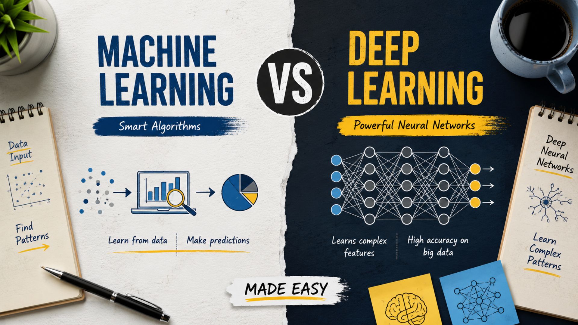 Machine Learning vs Deep Learning