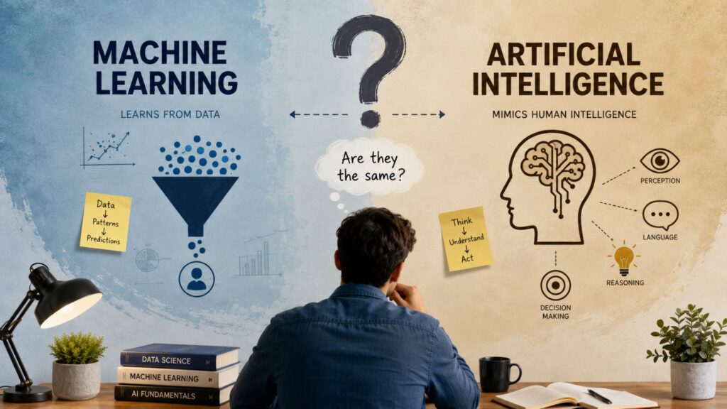 Machine Learning vs AI