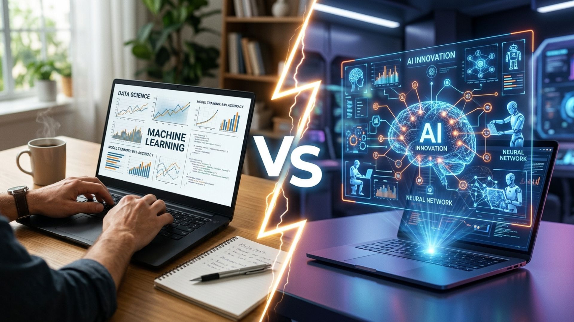 Machine Learning vs AI