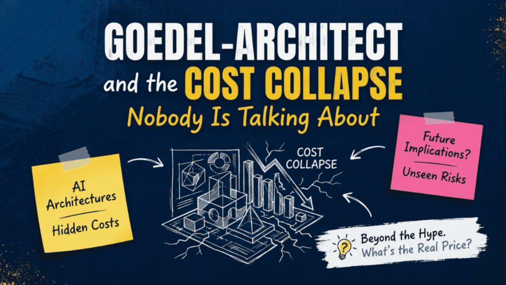 Goedel-Architect and the Cost Collapse Nobody Is Talking About