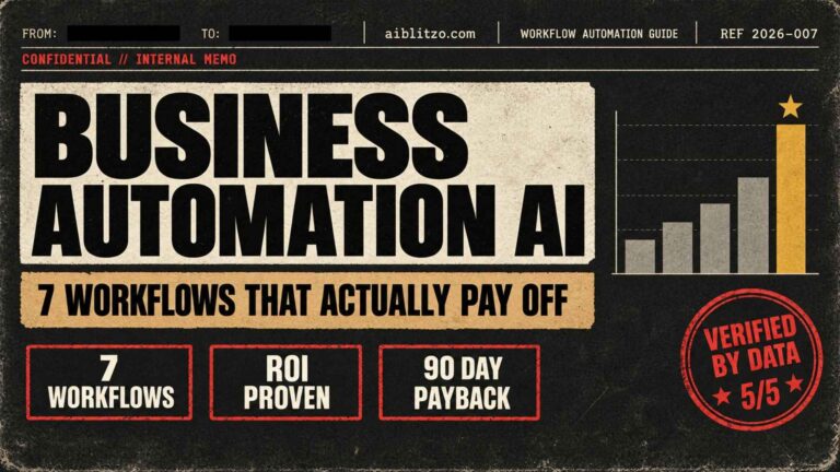 Business Automation AI: 7 Surprising Workflows That Actually Pay Off Business Automation AI
