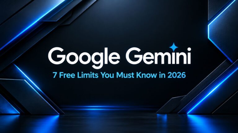 Google Gemini: 7 Free Limits You Must Know in 2026 Google Gemini