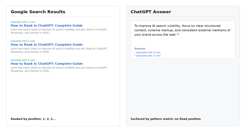 how to rank in ChatGPT