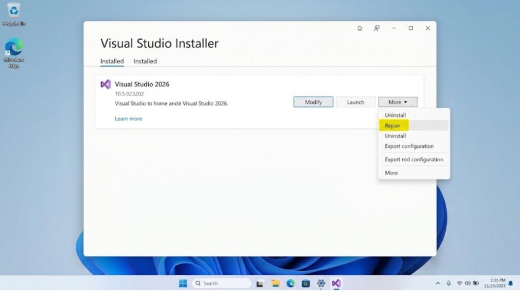 visual studio 2026