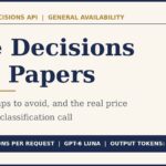 OpenAI Decisions API